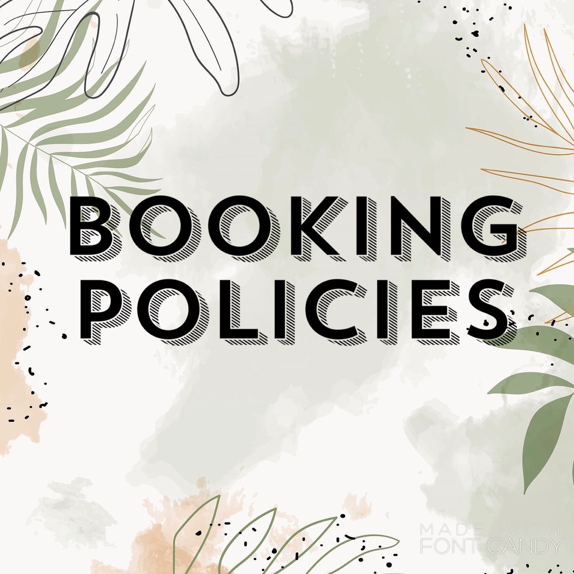 Booking Policies