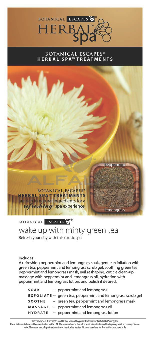 Wake Up With Minty Green Tea