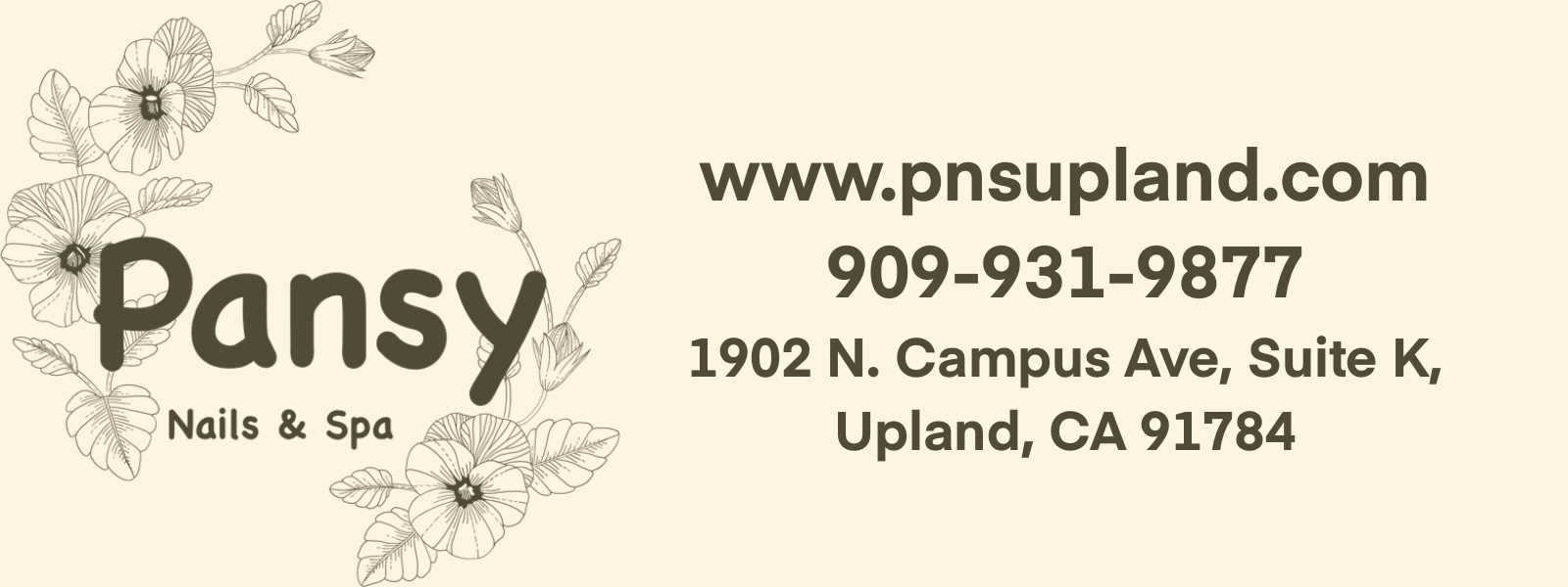 Pansy Nails and Spa Upland
