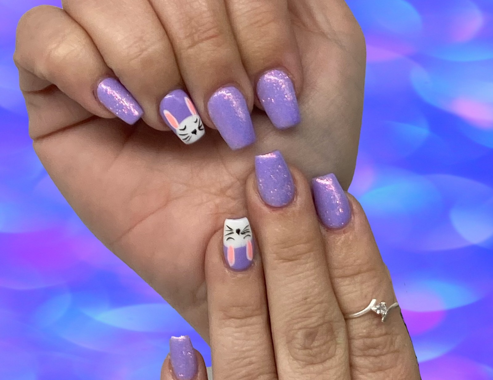 Purple Chrome Bunnies