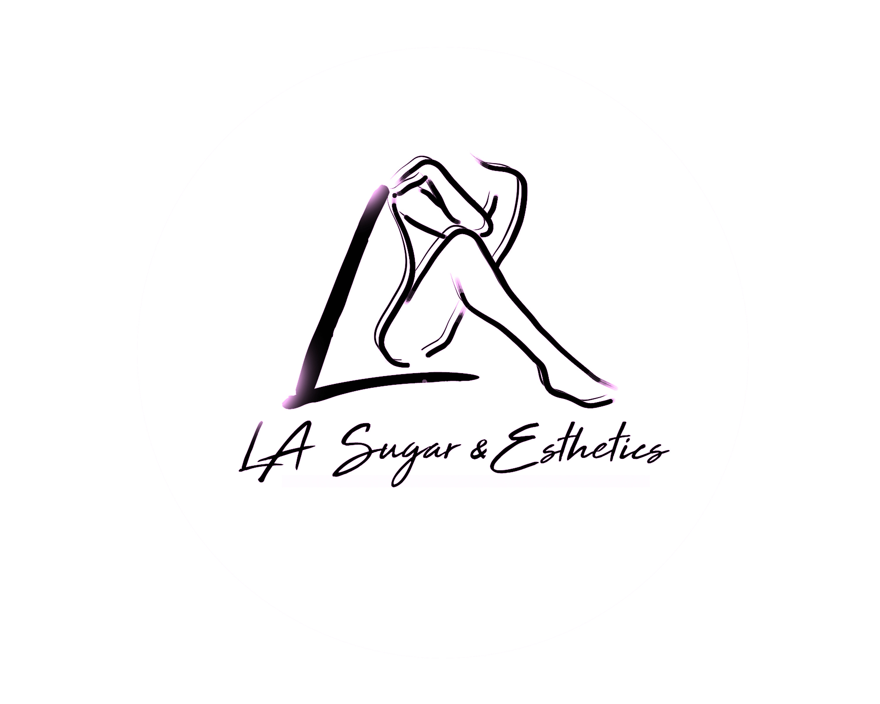 L.A Sugar and Esthetics  Logo