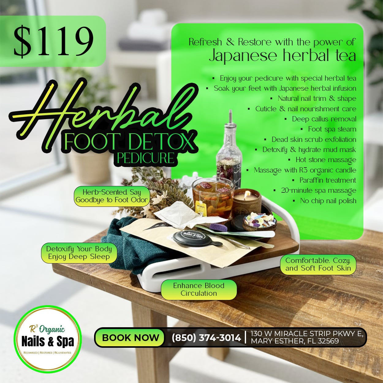 HERBAL Foot Detox Pedicure