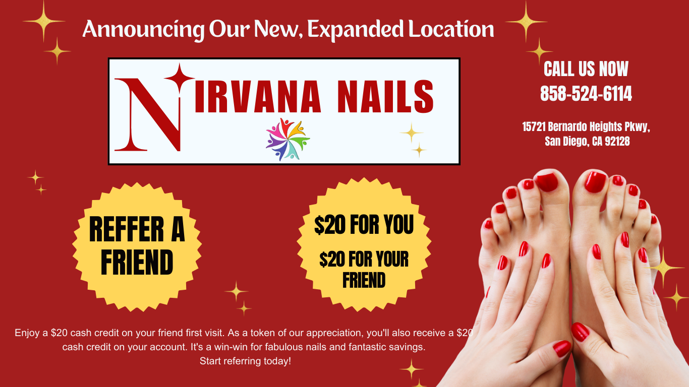 Nirvana nails & spa San Diego , CA