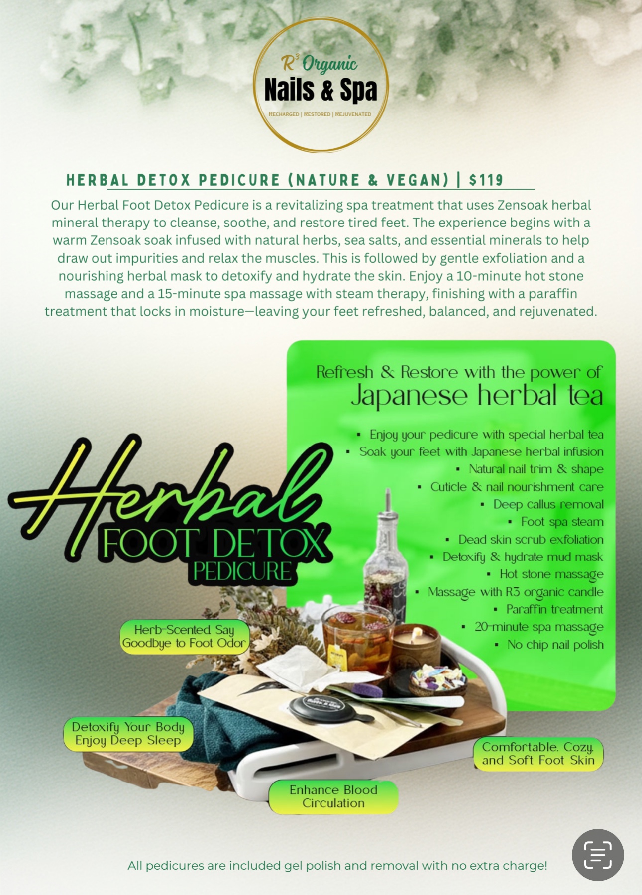 HERBAL Foot Detox Pedicure