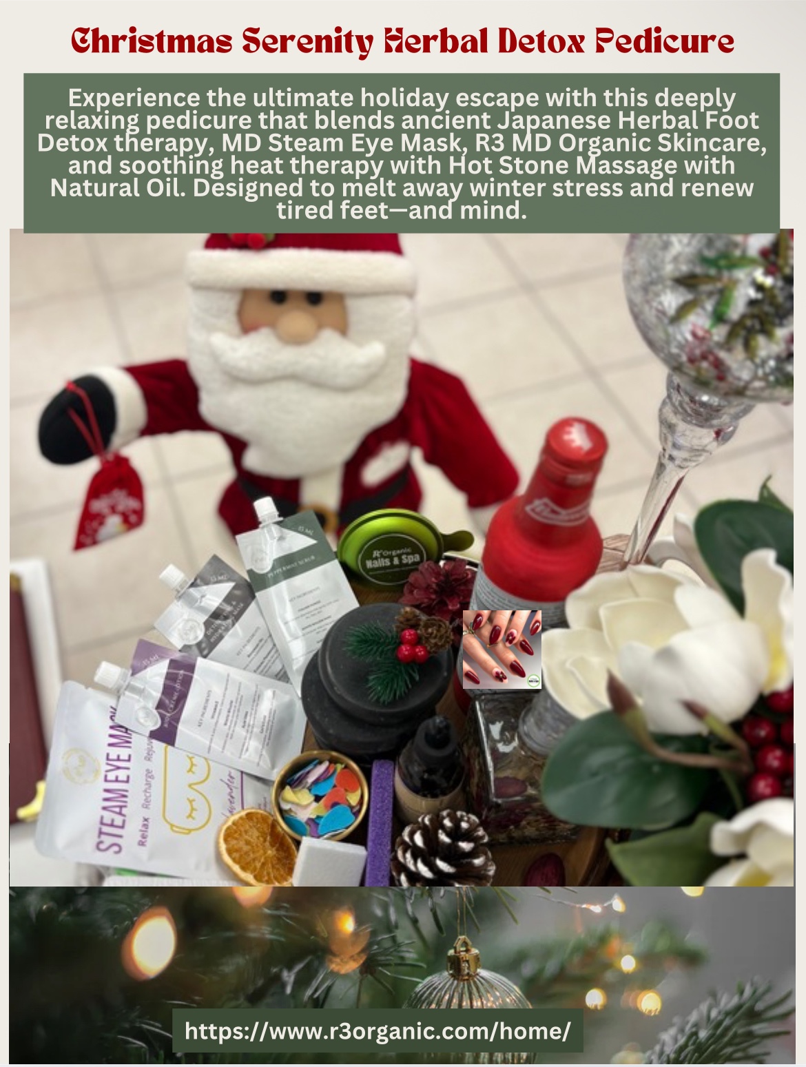 Christmas Serenity Herbal Detox Pedicure (Limited Time Offer)