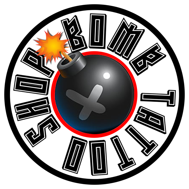 Bomb Tattoo Shop Logo